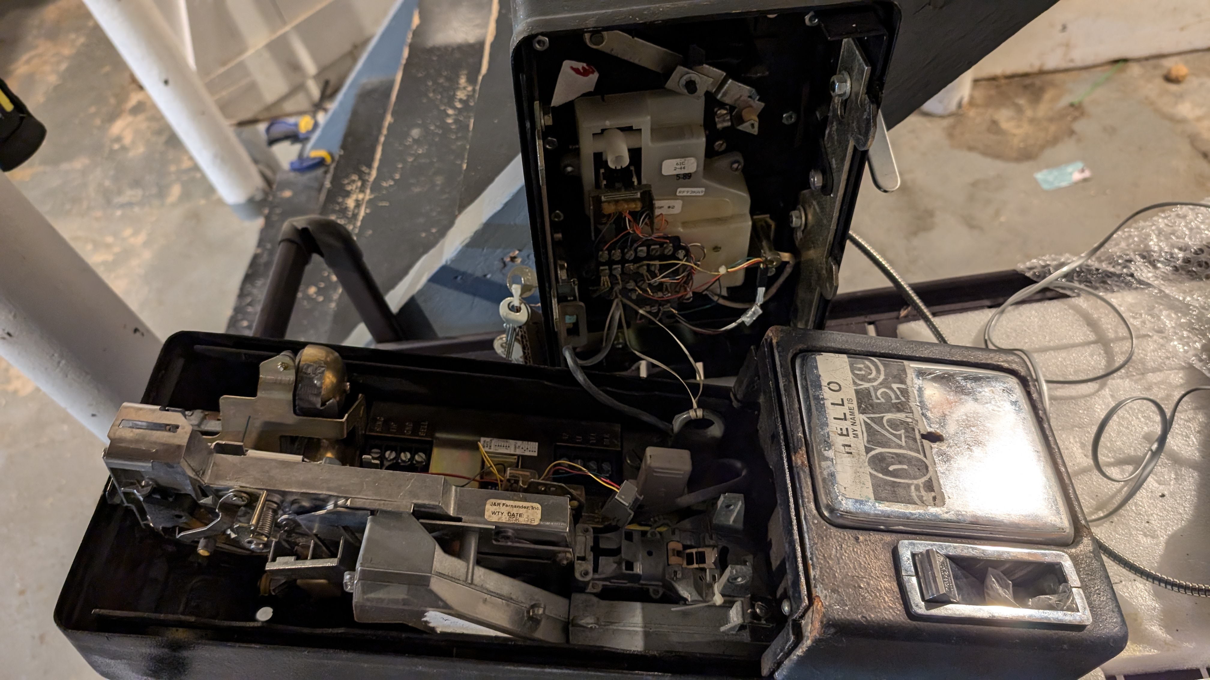 Payphone inside