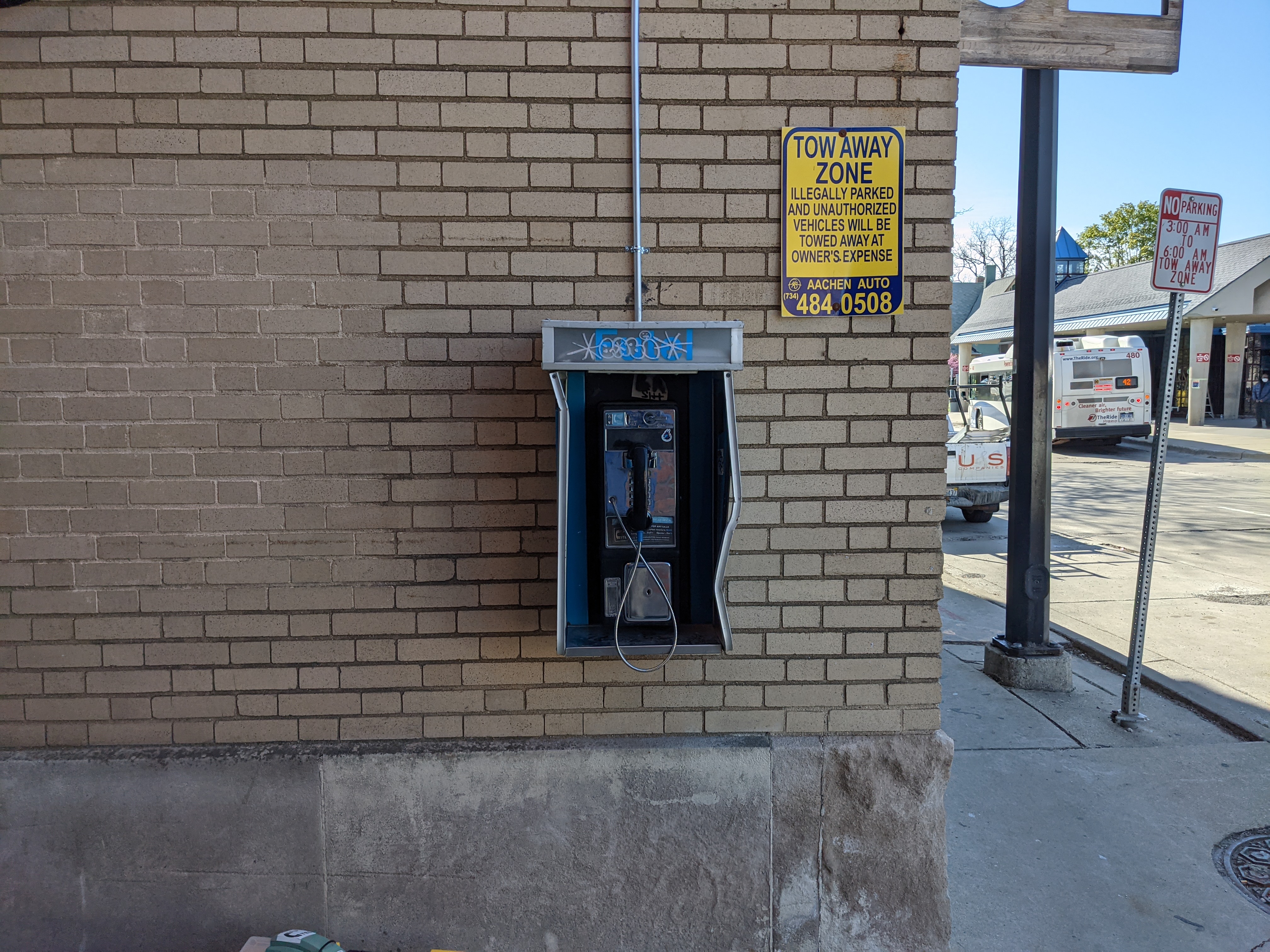 Payphone exterior